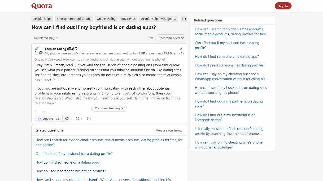 How to find out if my boyfriend is on dating apps - Quora